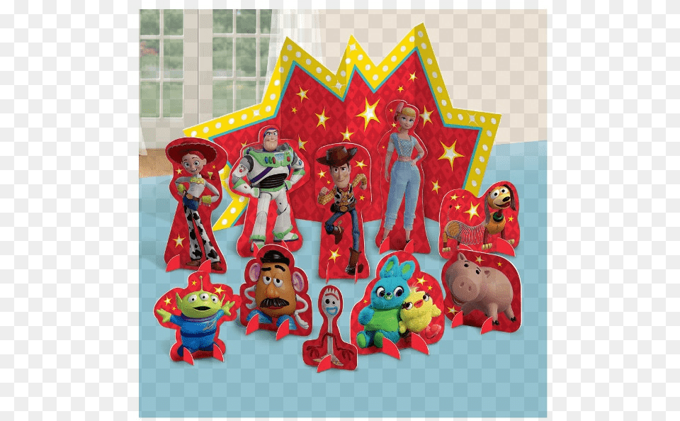 Toy Story Birthday Party Table Decoration Kit, Person, Baby, Face, Head Free Png
