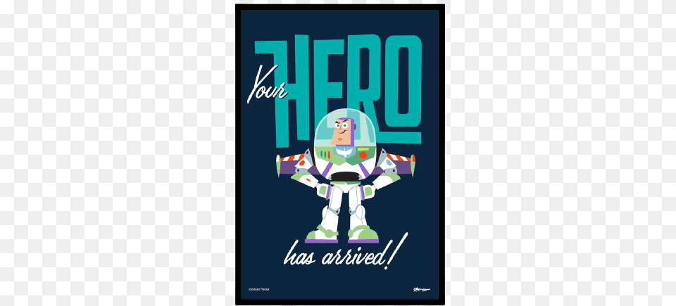 Toy Story Buzz Lightyear Framed Poster Toy Story, Advertisement, Baby, Person, Book Png Image