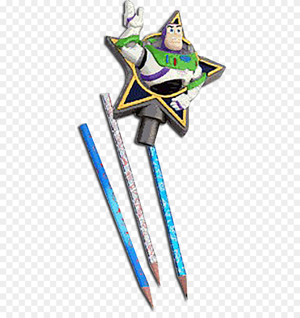 Toy Story Buzz Lightyear Talking Disney Pencil Set, Person, Face, Head Png Image