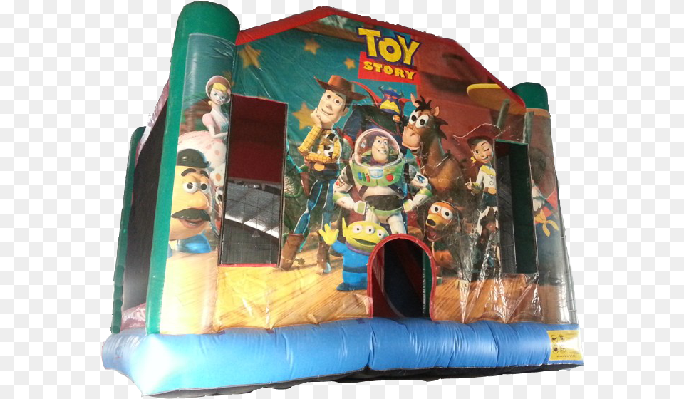 Toy Story Combo Moonbounce Toy Story, Inflatable, Boy, Child, Person Free Png Download