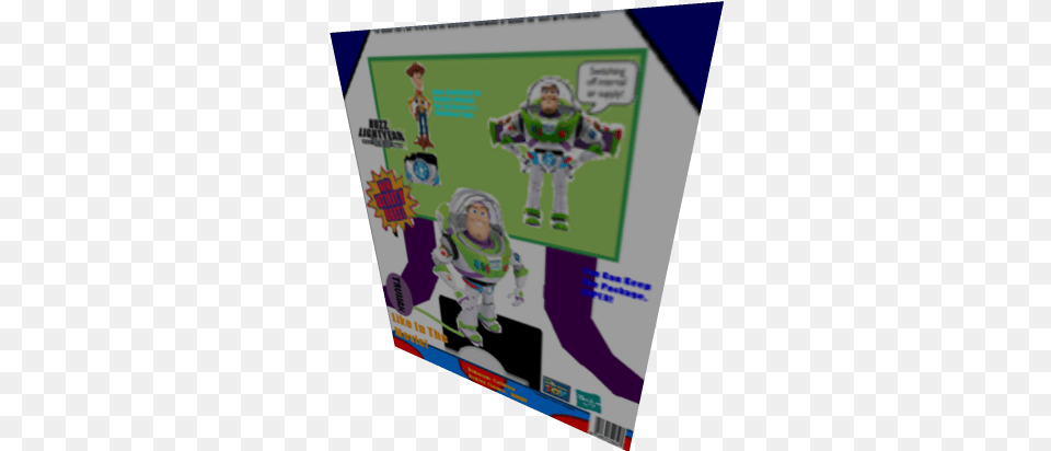 Toy Story Hasbro Animated Talking Buzz Lightyear Roblox Poster, Baby, Person, Advertisement, Book Free Png