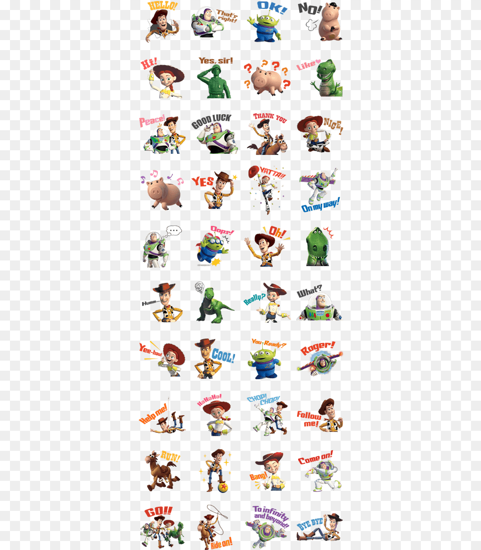 Toy Story Line Sticker Gif Amp Pack Toy Story 3 Sticker, Art, Collage, Person, Book Free Transparent Png