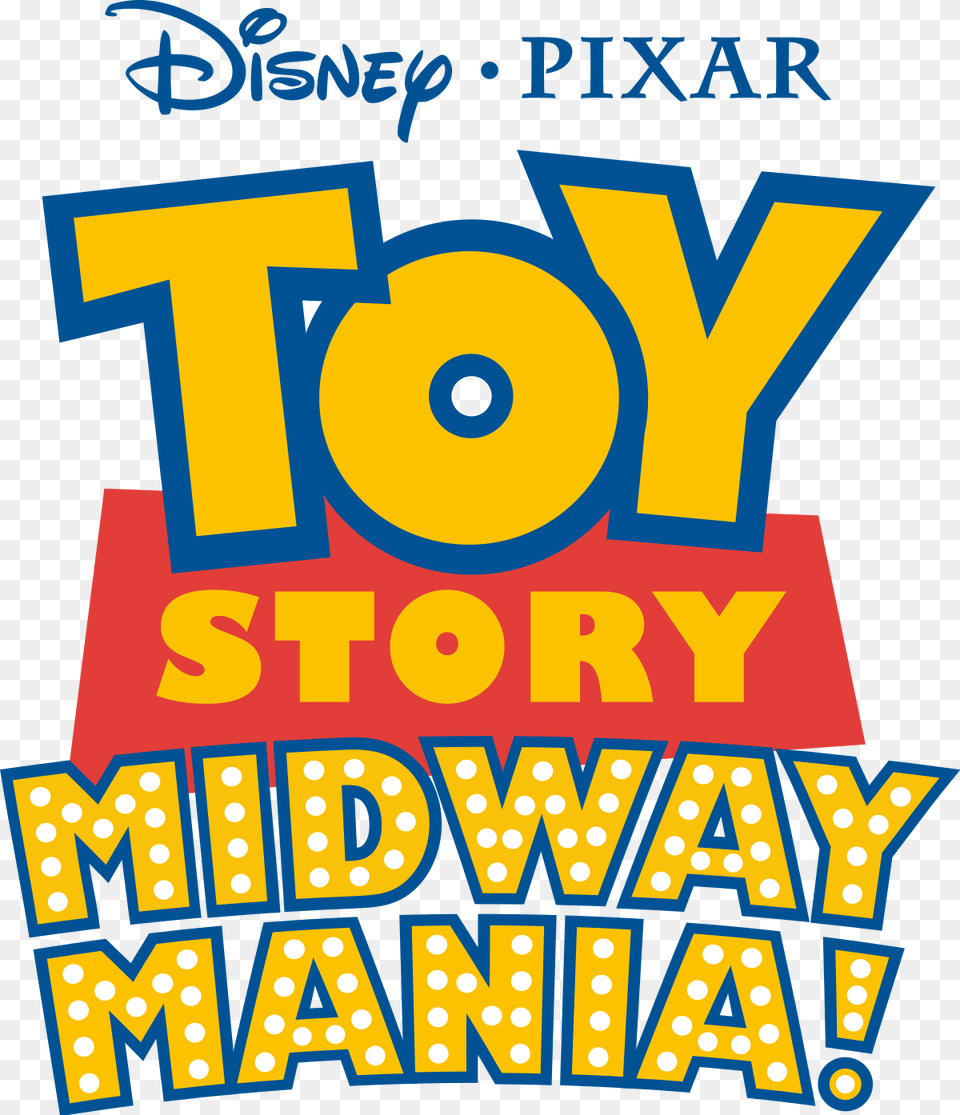 Toy Story Midway Mania, Advertisement, Poster Png