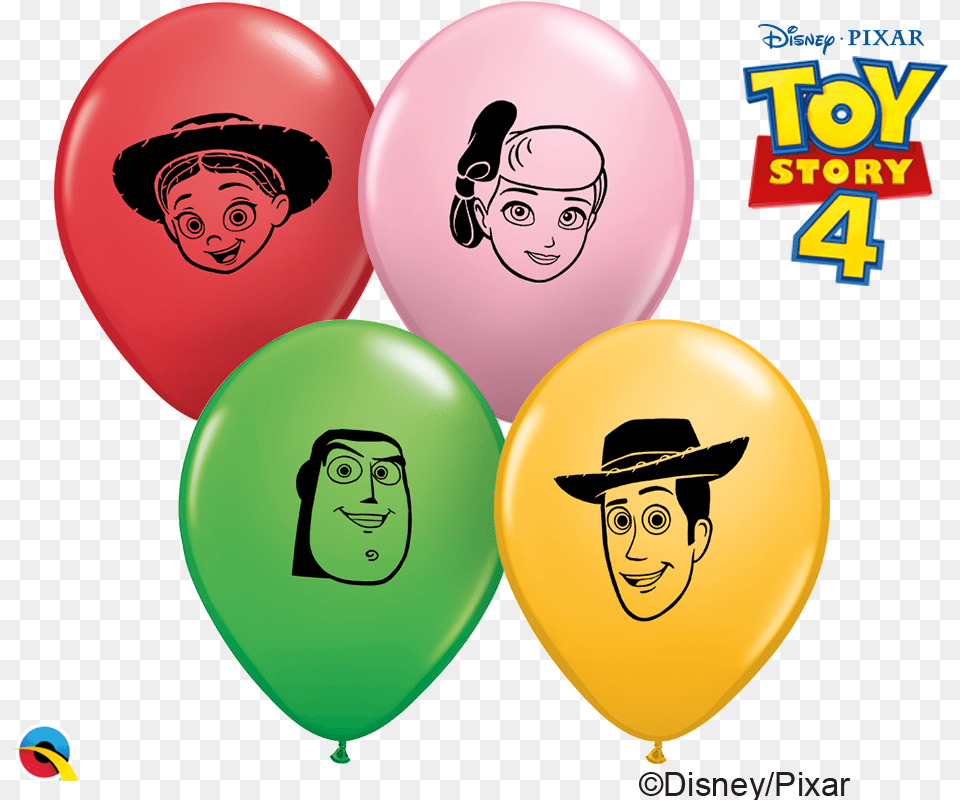 Toy Story Qualatex 5 Inch Prints Modelling Balloons Toy Story 4 Helium Balloons, Balloon, Adult, Female, Person Png