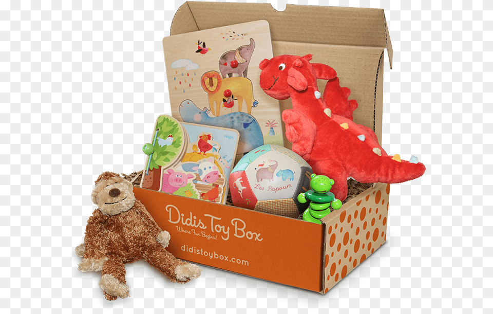 Toy Subscription Box, Plush, Teddy Bear, Ball, Football Png