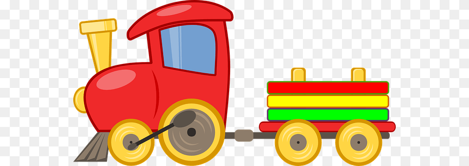Toy Train Bulldozer, Machine, Transportation, Vehicle Png