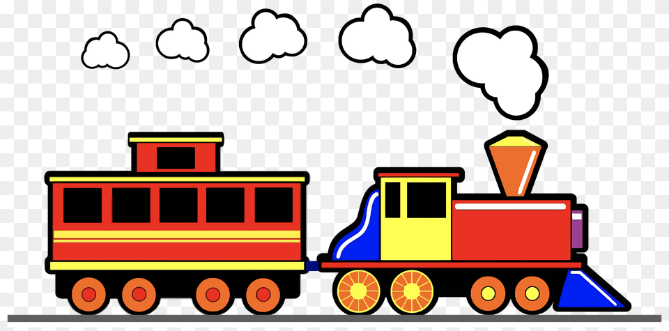 Toy Train Clipart, Railway, Transportation, Vehicle, Locomotive Free Png