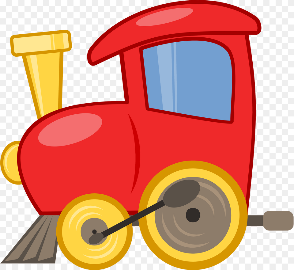 Toy Train Clipart, Bulldozer, Machine Free Transparent Png