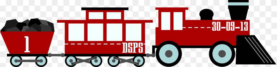 Toy Train With Steam Locomotive Clipart, Transportation, Vehicle, Machine, Wheel Free Png