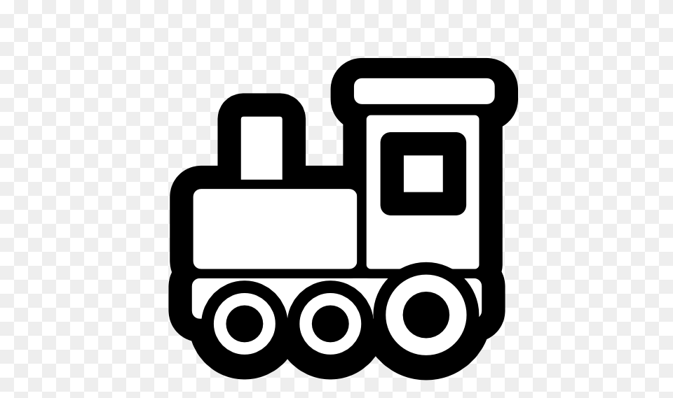 Toy Trains Clipart, Stencil, Bulldozer, Machine Png