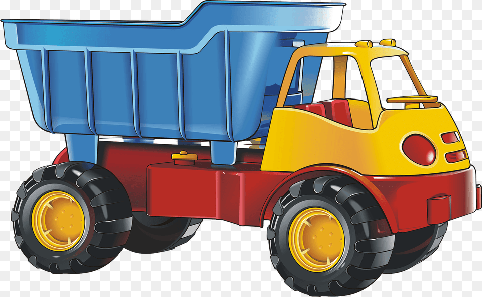 Toy Truck Clipart, Bulldozer, Machine Png Image