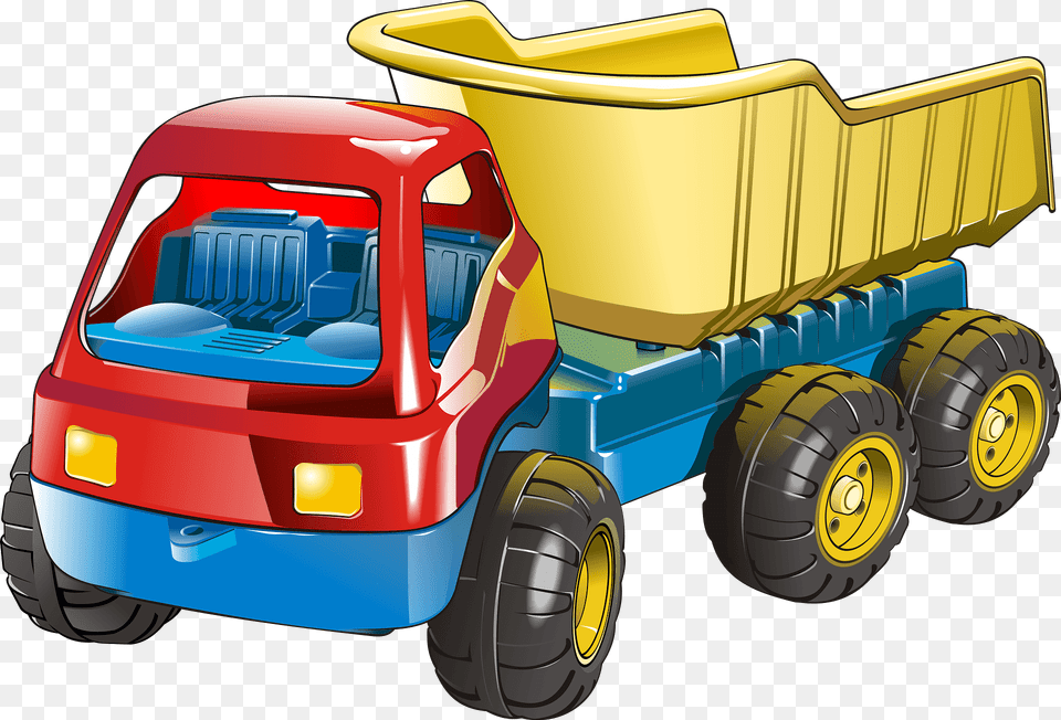 Toy Truck Clipart, Bulldozer, Machine, Transportation, Vehicle Png