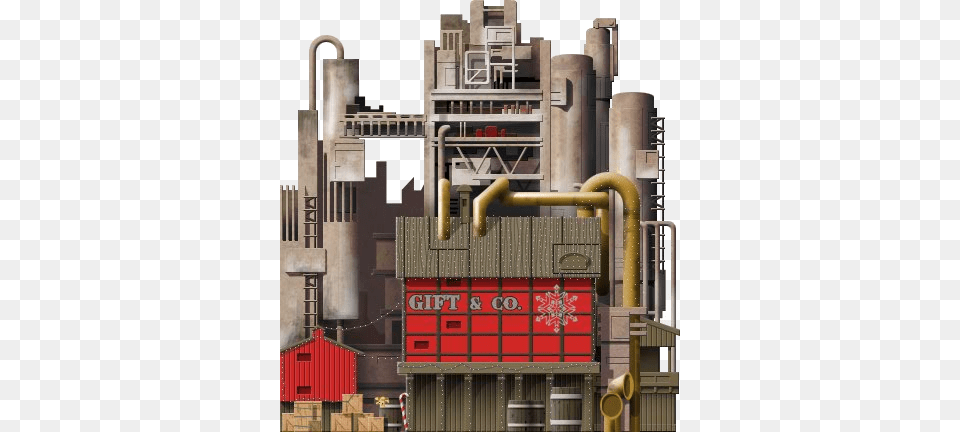 Toy Warehouse Factory, Architecture, Building, Refinery Png