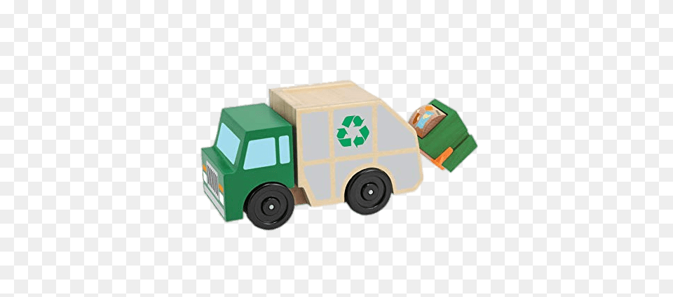 Toy Wooden Garbage Truck Png Image