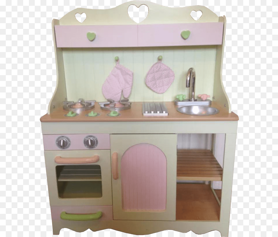 Toy Wooden Kitchen Background Image Playset, Furniture, Closet, Cupboard, Cabinet Free Png Download