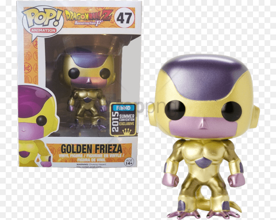 Toyaction Golden Frieza Pop, Toy, Robot Free Png Download