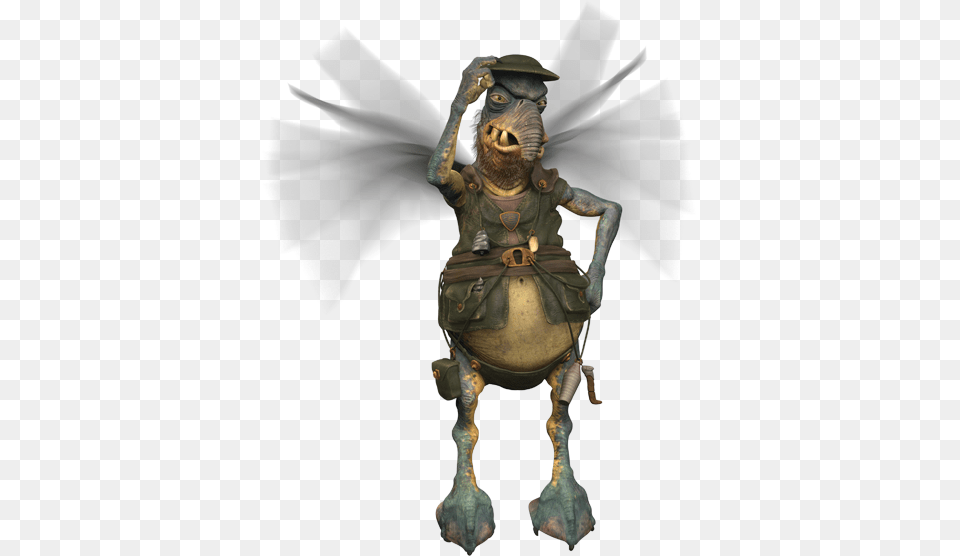 Toydarian Junk Store Owner And Slaveholder Of Anakin Star Wars Characters Watto, Bronze, Adult, Male, Man Png Image