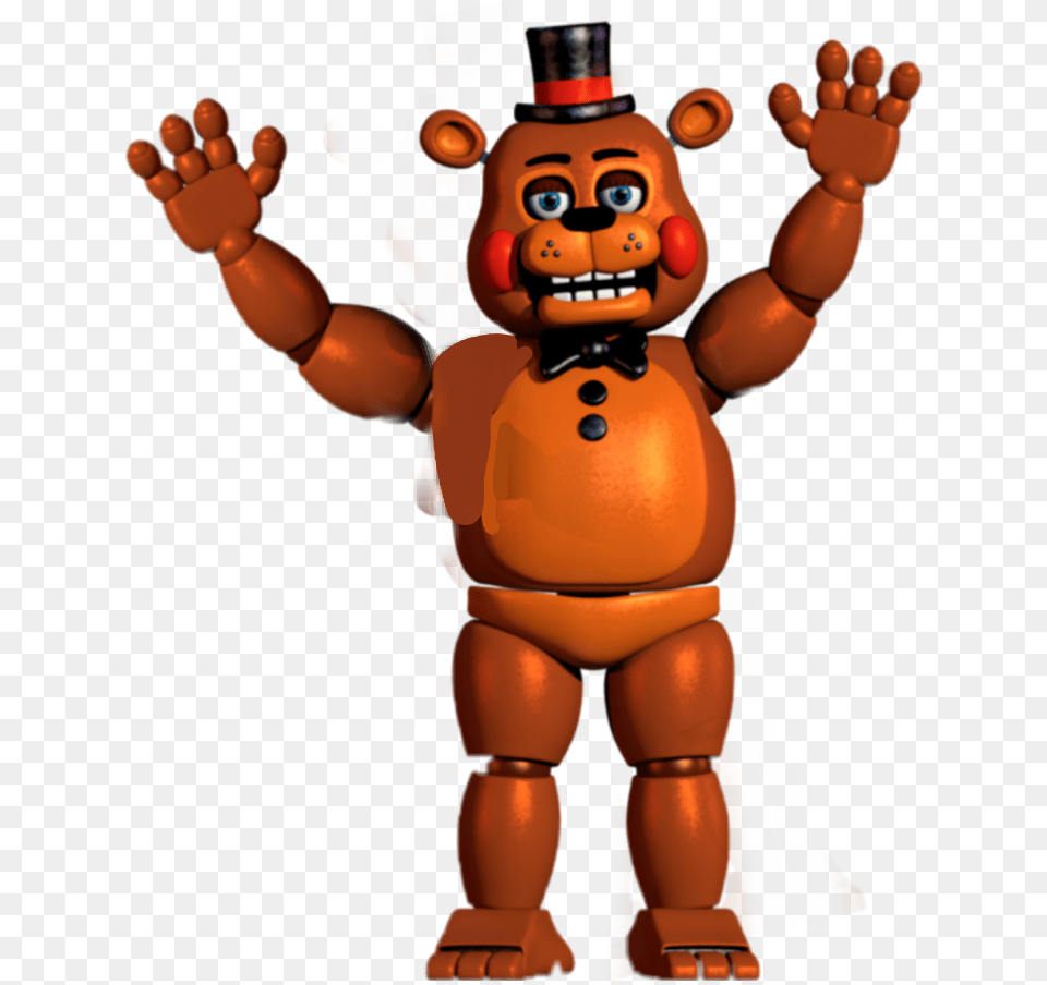 Toyfreddy Toy Freddy No Mic Sorry That The Hand Is Toy Freddy Fnaf, Baby, Person, Robot Png Image