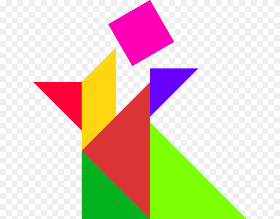 Toying With Tangrams Jigsaw Puzzles Triangle, Art, Purple, Graphics Free Transparent Png