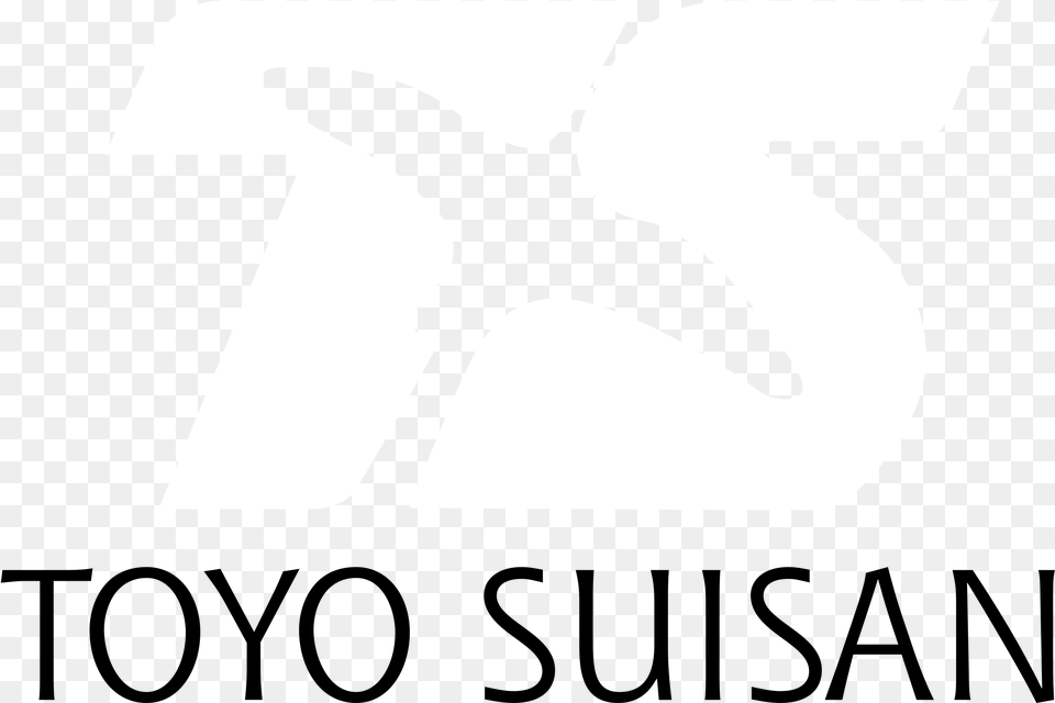 Toyo Suisan Logo Black And White Marine Invertebrates, Symbol, Animal, Fish, Sea Life Free Png