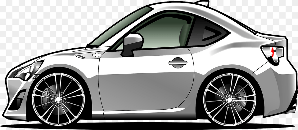 Toyota 86 Car Clipart, Alloy Wheel, Vehicle, Transportation, Tire Png Image