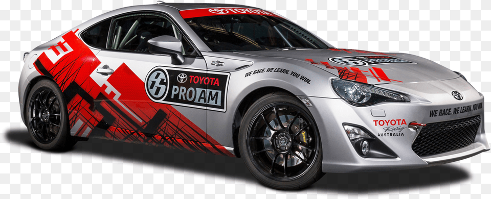 Toyota 86 Pro Am Racing Car Image Toyota V8 Supercar, Wheel, Vehicle, Machine, Transportation Png