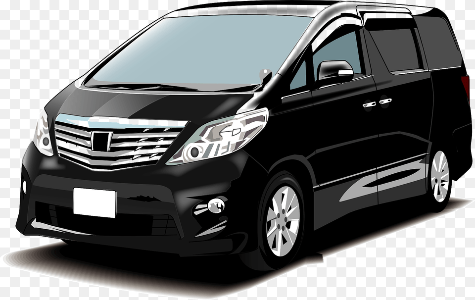 Toyota Alphard Car Clipart, Transportation, Van, Vehicle, Machine Png