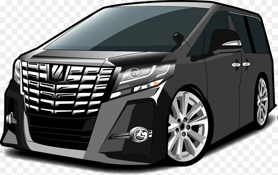 Toyota Alphard Car Clipart, Alloy Wheel, Vehicle, Transportation, Tire Png Image