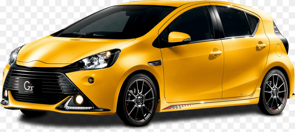 Toyota Aqua Hybrid Gs, Alloy Wheel, Vehicle, Transportation, Tire Png Image