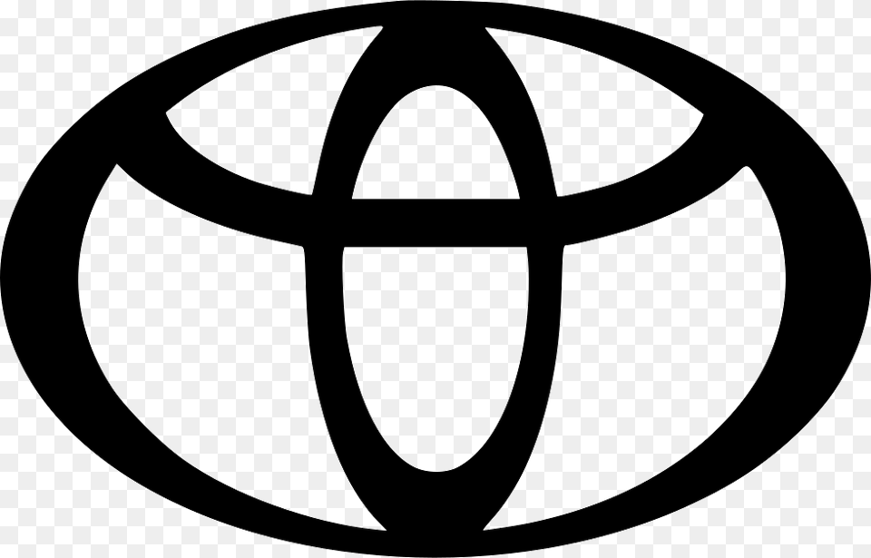 Toyota Black Symbol, Logo Free Png Download