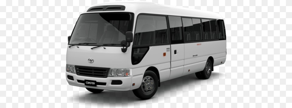 Toyota Coaster Bus, Minibus, Transportation, Van, Vehicle Free Png Download