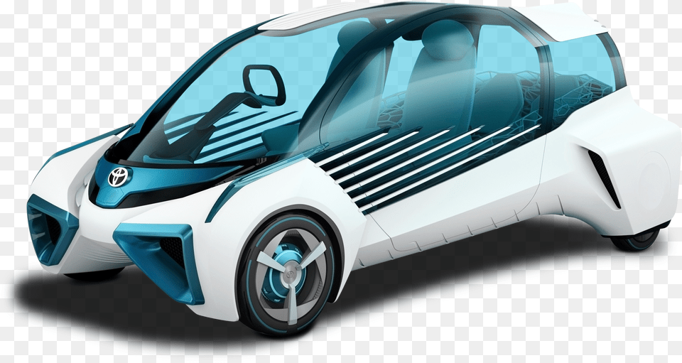Toyota Fcv Plus White Car Image Concept Design Toyota New Robot Car, Vehicle, Transportation, Coupe, Sports Car Free Png