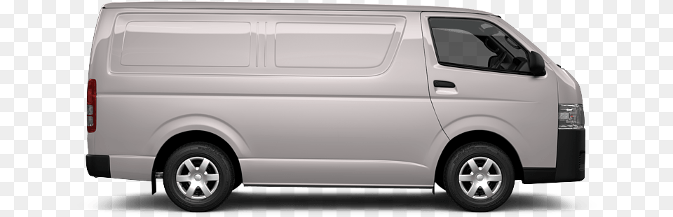 Toyota Hiace Lwb Van Transparent Van Car, Caravan, Transportation, Vehicle, Bus Png Image