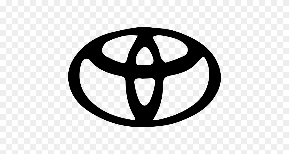 Toyota Icon With And Vector Format For Unlimited, Gray Png