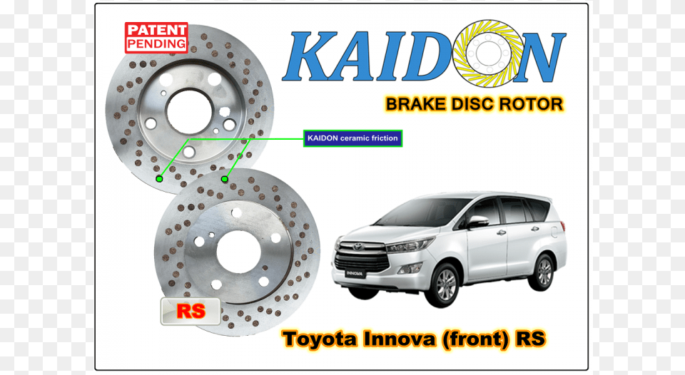 Toyota Innova Kijang Disc Brake Rotor Kaidon Type Quotrsquot Toyota, Spiral, Coil, Machine, Car Png