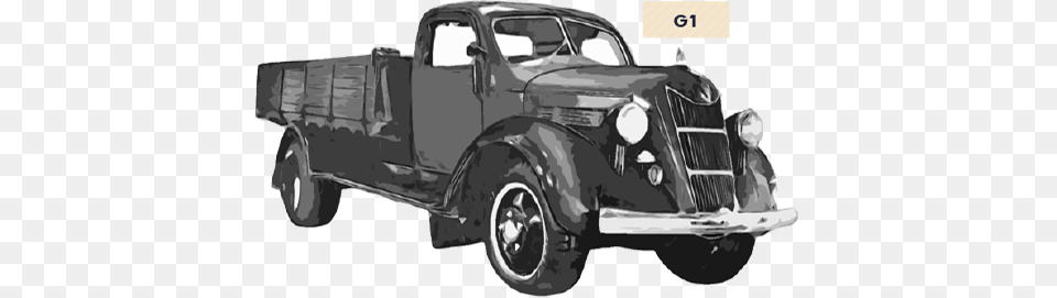 Toyota Launched The Model G1 Pickup Truck Toyota, Vehicle, Transportation, Pickup Truck, Person Free Png