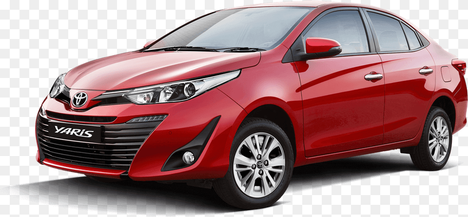 Toyota Launches Its Compact Sedan Yaris Starting Price Toyota Yaris, Car, Vehicle, Transportation, Wheel Png Image