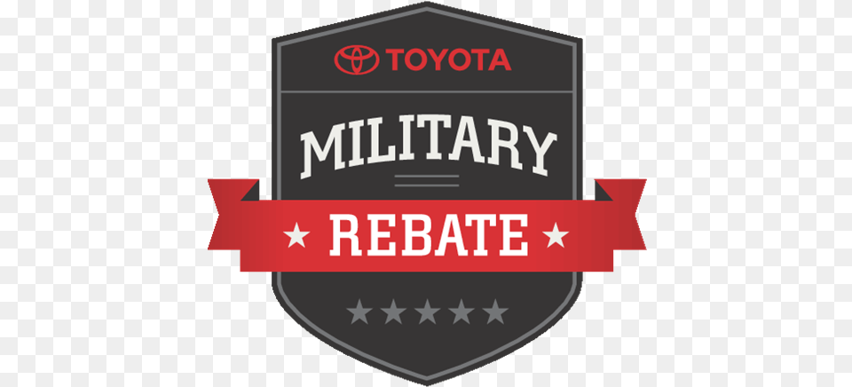 Toyota Military Rebate 2018, Logo, Badge, Symbol, Armor Free Png