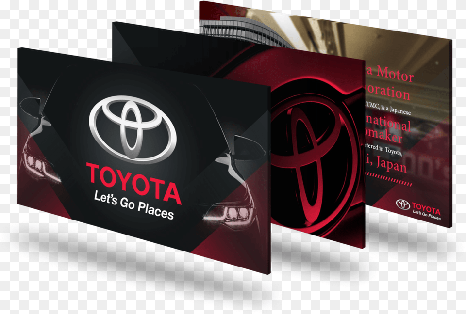 Toyota Powerpoint Deck Toyota Slide, Advertisement, Poster, Text, Machine Png Image