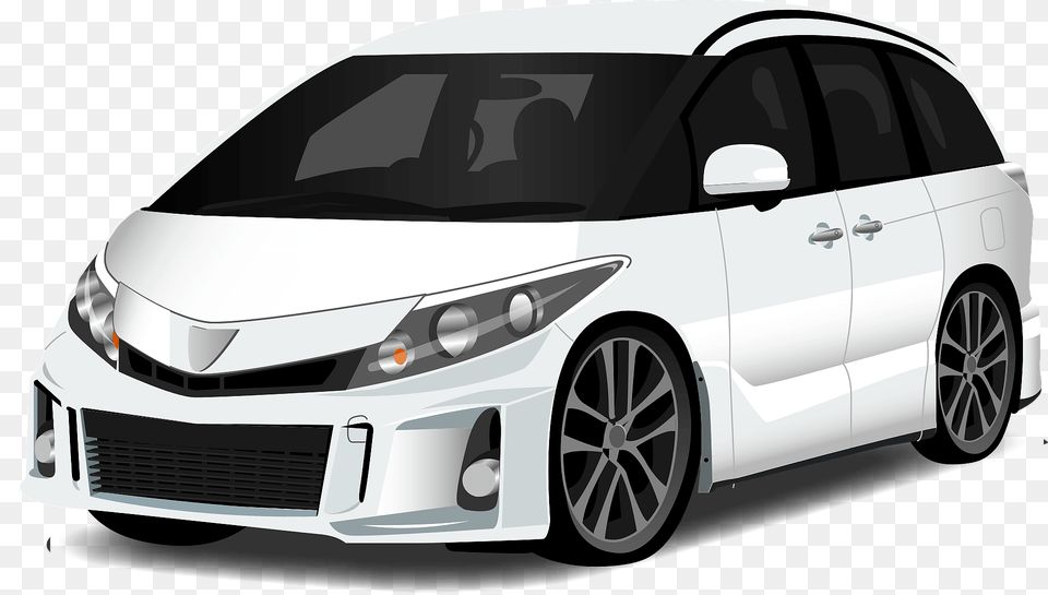 Toyota Previa Clipart, Sedan, Car, Vehicle, Transportation Png Image