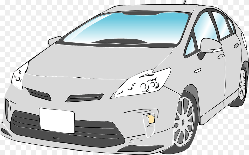 Toyota Prius Clipart, Car, Sedan, Transportation, Vehicle Png Image