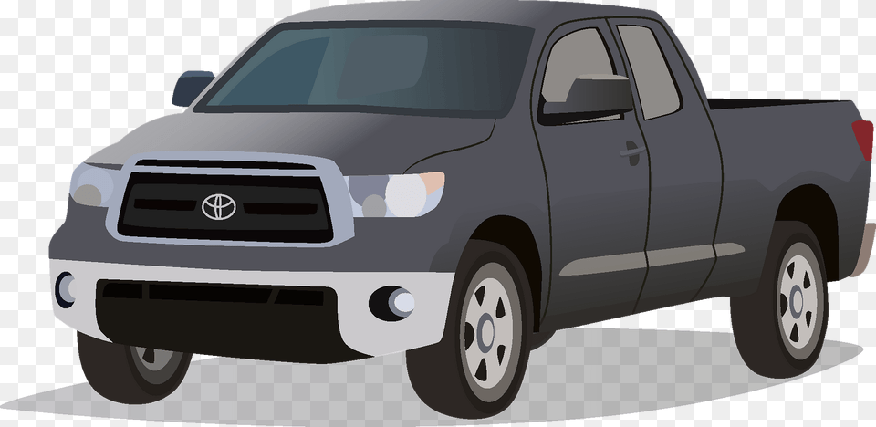 Toyota Tundra Clipart, Pickup Truck, Transportation, Truck, Vehicle Png Image