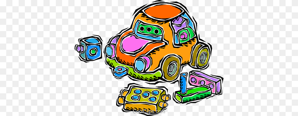 Toys Building Blocks Toy Car Royalty Vector Clip Art, Graphics, Baby, Person Png