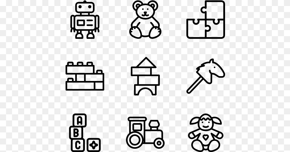 Toys Stationery Icon, Gray Free Png