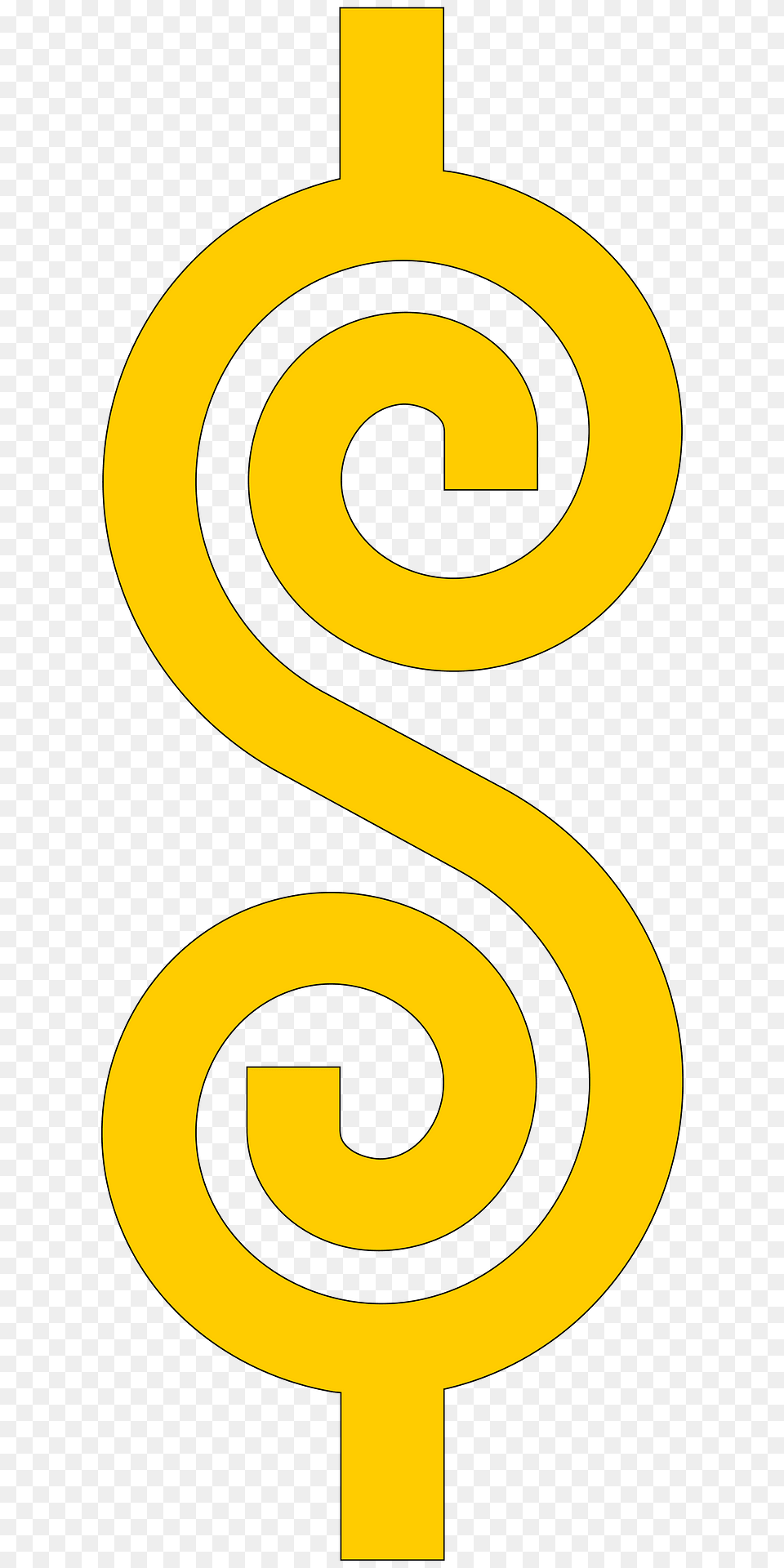 Tpir Dollar Sign Clipart, Symbol, Text, Number, Spiral Free Transparent Png