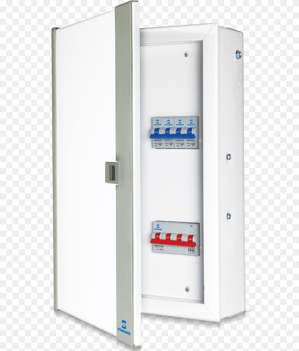 Tpn Double Door Powershell Db 4 Way White Distribution Board, Electrical Device, Switch, Cabinet, Furniture Free Png Download