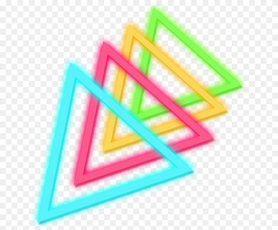 Tr Iangle Triangle, Light, Neon Free Png