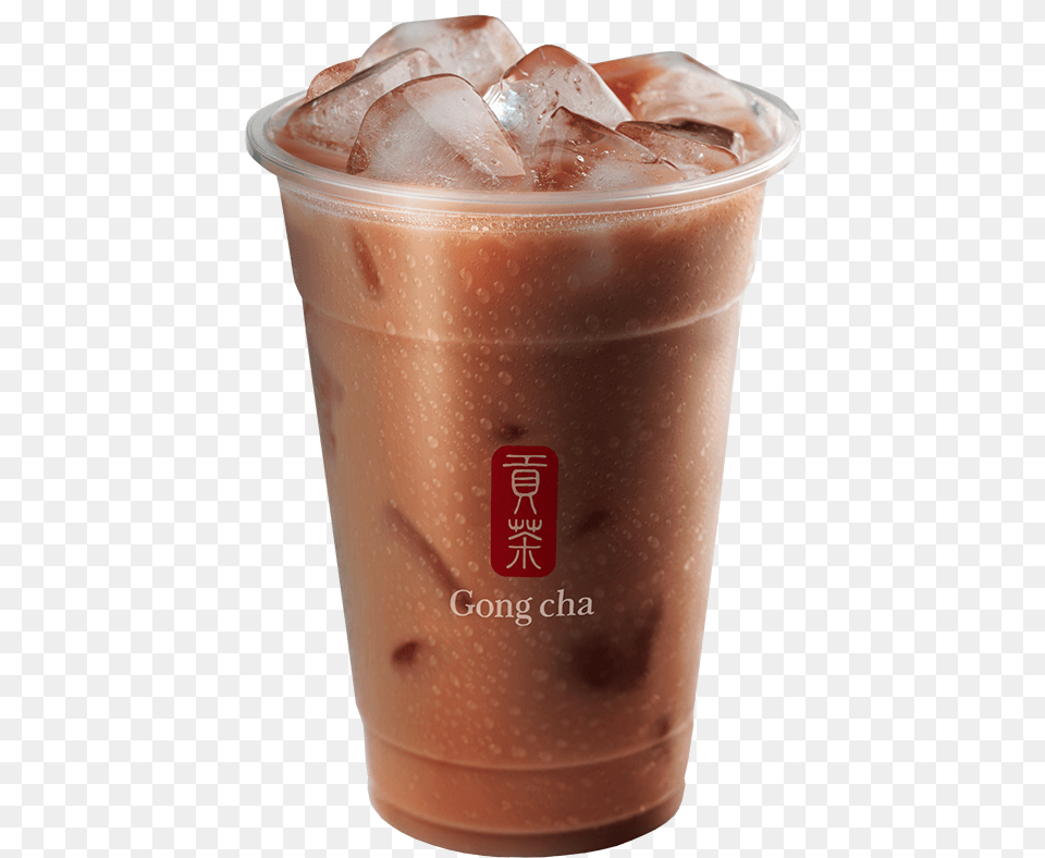 Tr Sa Socola Gongcha, Cup, Beverage, Bottle, Juice Png Image