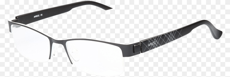 Tr90 Professional Wide Temple Black Versace Half Rim Glasses, Accessories, Sunglasses Png Image