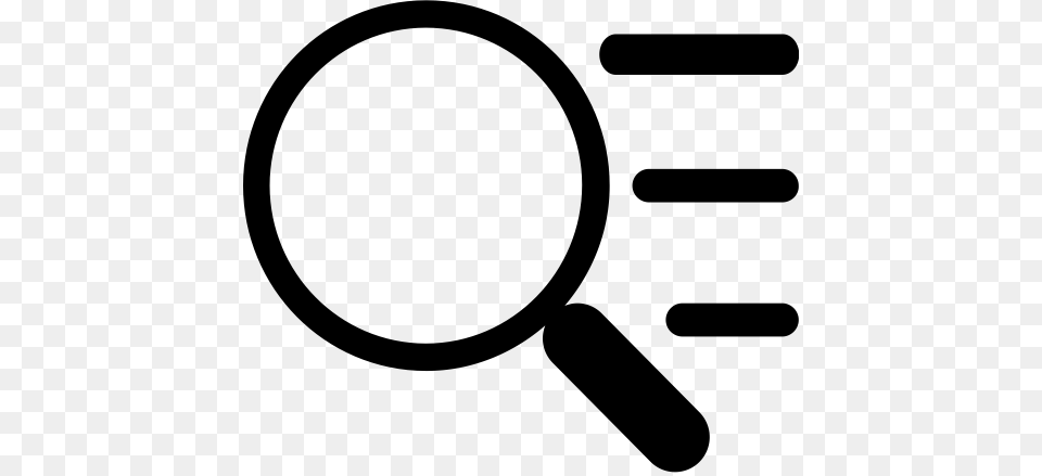 Trace Query Security Search Icon With And Vector Format, Gray Free Png